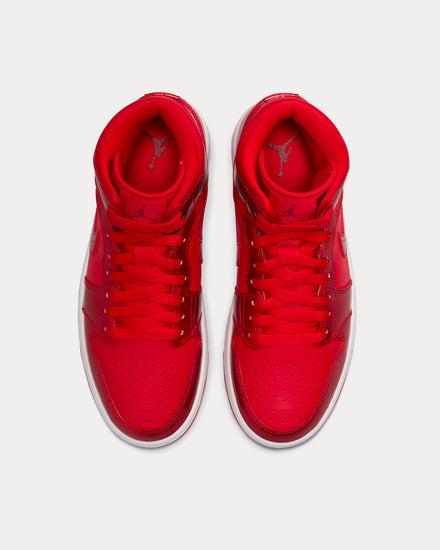 Jordan Air Jordan 1 Mid SE Red Pomegranate High Top Sneakers - 2