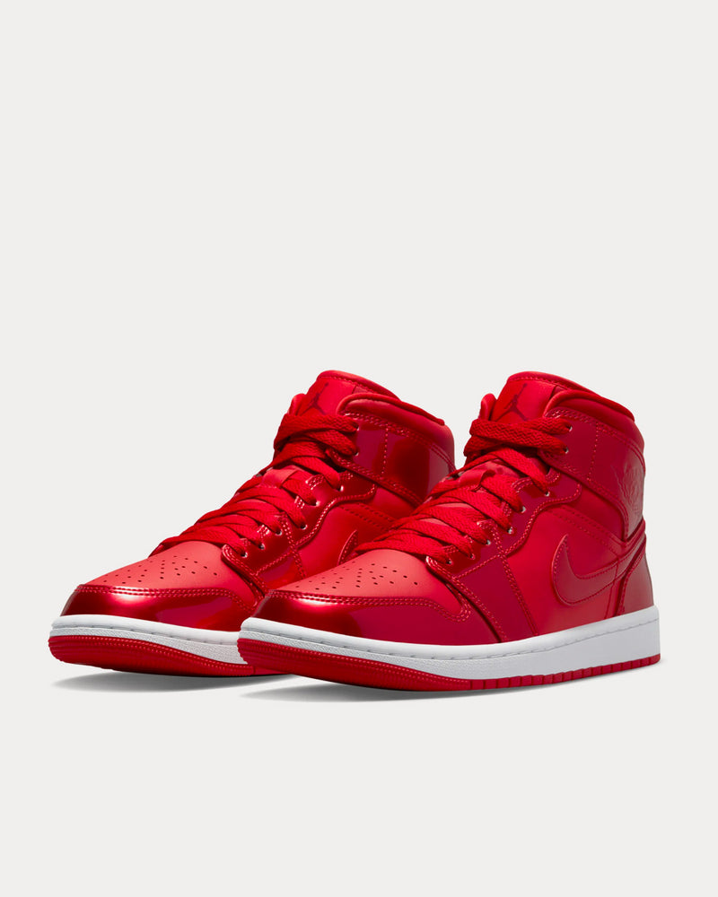Jordan Air Jordan 1 Mid SE Red Pomegranate High Top Sneakers - 3