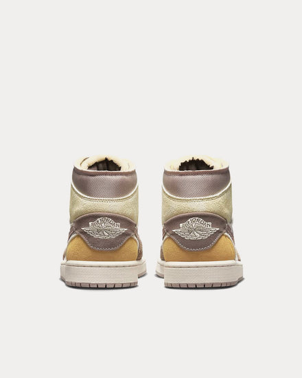 Jordan Air Jordan 1 Mid SE Craft High Sail / Fossil Stone High Top Sneakers - 4