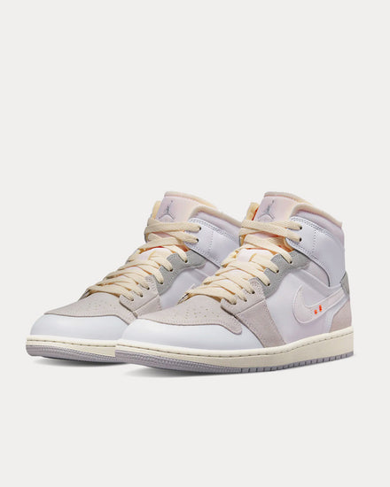 Jordan Air Jordan 1 Mid SE Craft White / Phantom / Sail / Neutral Grey High Top Sneakers - 3