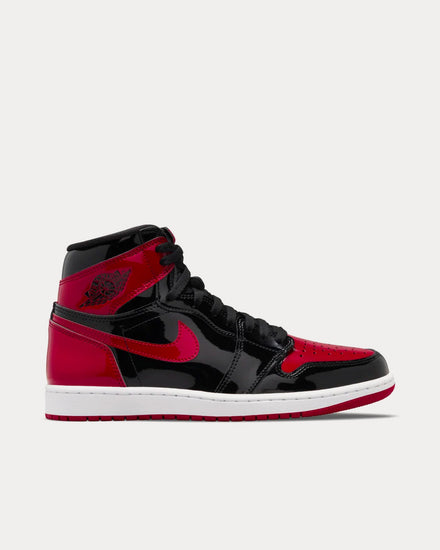 Jordan Air Jordan 1 Patent Bred High Top Sneakers - 1