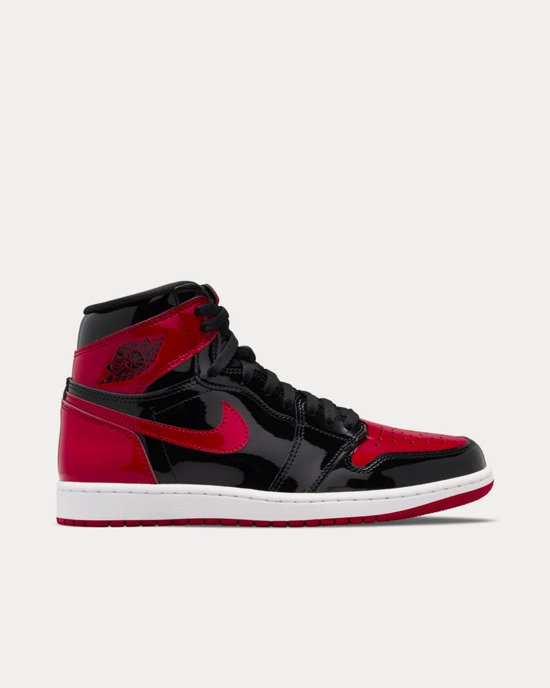 Jordan Air Jordan 1 Patent Bred High Top Sneakers - 1