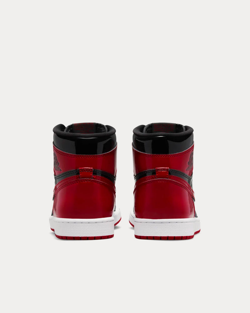 Jordan Air Jordan 1 Patent Bred High Top Sneakers - 4