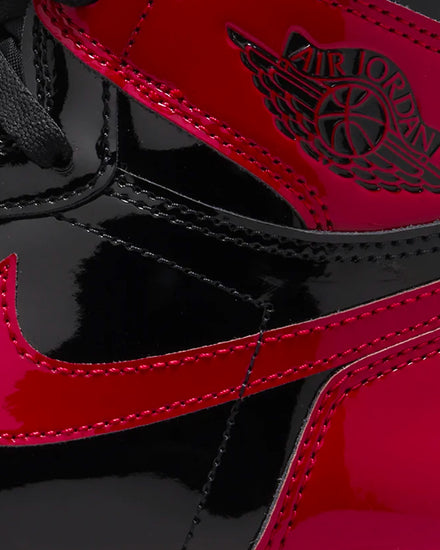 Jordan Air Jordan 1 Patent Bred High Top Sneakers - 6