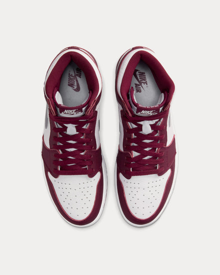 Jordan Air Jordan 1 Retro High OG Bordeaux / Metallic Silver / White High Top Sneakers - 2