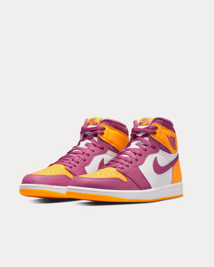 Jordan Air Jordan 1 Retro High OG Gold / Bordeaux / White High Top Sneakers - 3