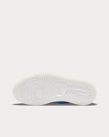 Jordan Air Jordan 1 Zoom Air Comfort Psychic Blue / Black / Sesame / White High Top Sneakers - 5