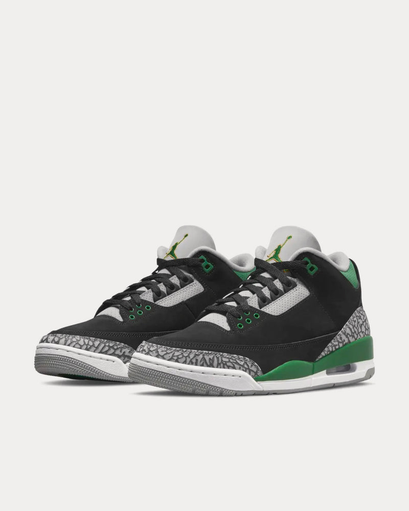 Jordan Air Jordan 3 Pine Green High Top Sneakers - 3
