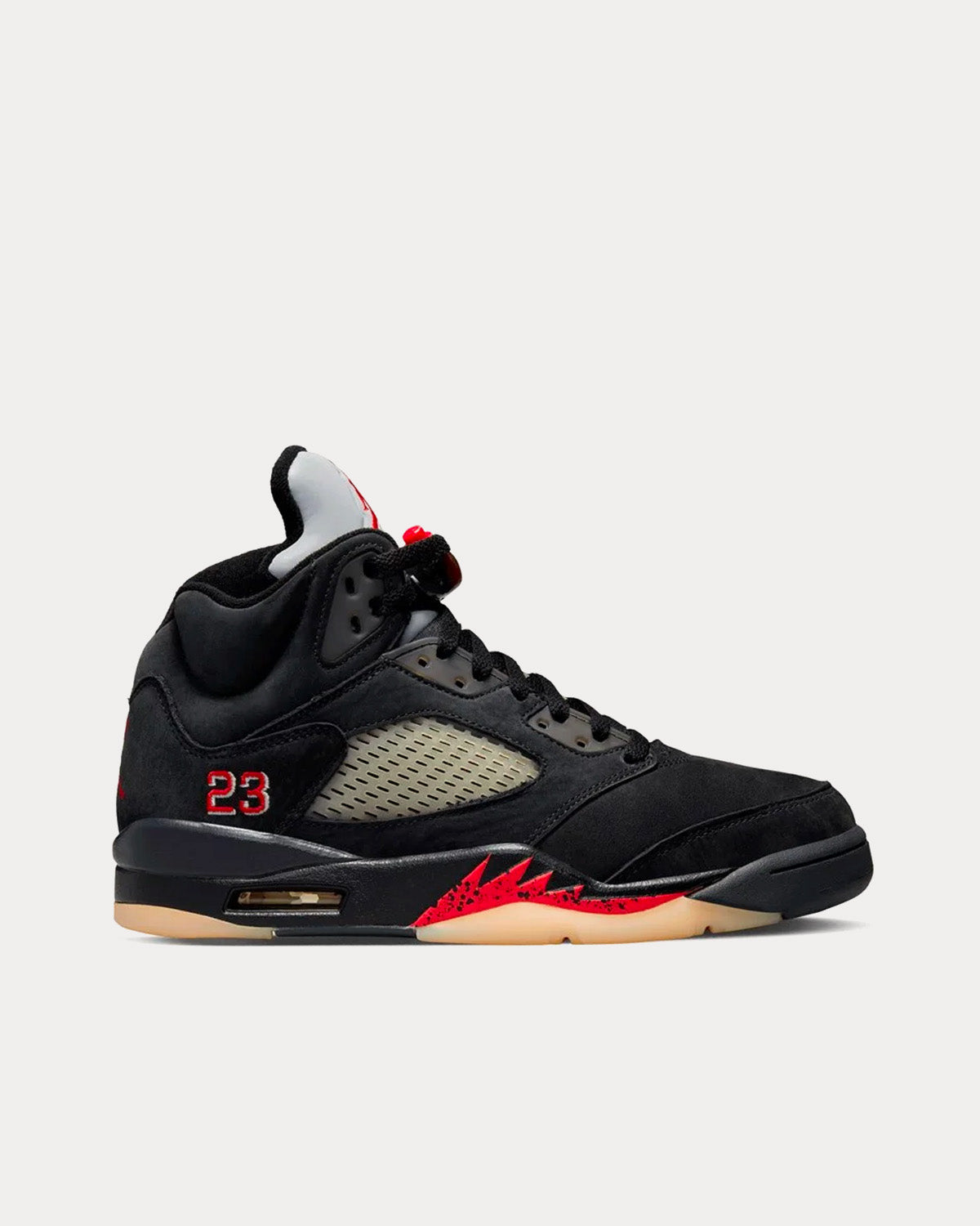 Jordan - Air Jordan 5 GORE-TEX Off Noir / Fire Red / Black / Muslin High Top Sneakers
