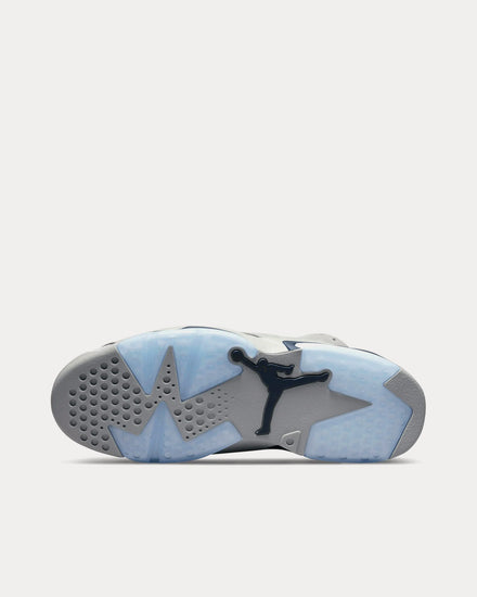 Jordan Air Jordan 6 'Georgetown' Retro Magnet / College Navy High Top Sneakers - 4