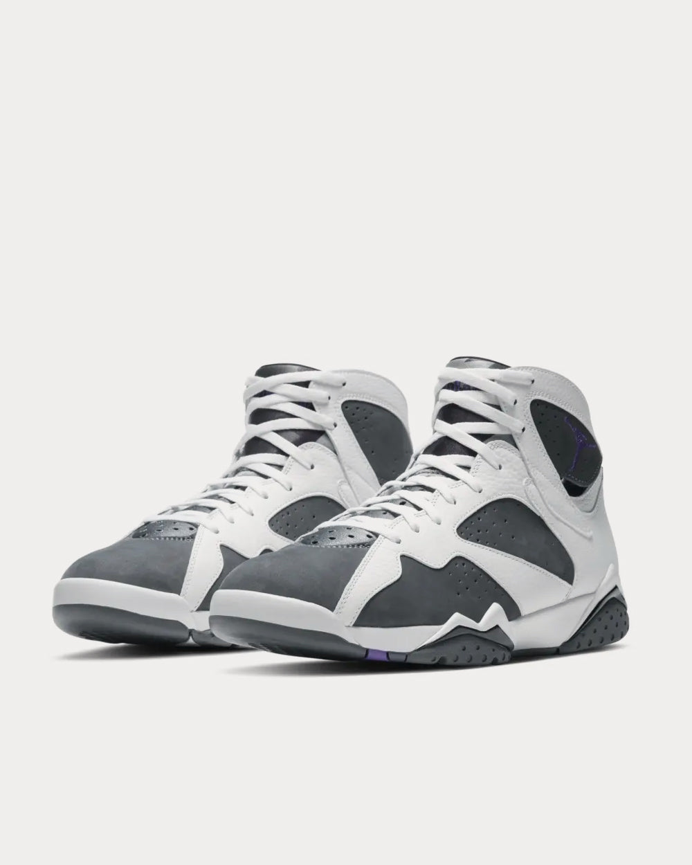 Jordan Air Jordan 7 Flint White Purple Grey Black High Top Sneakers Sneak in Peace