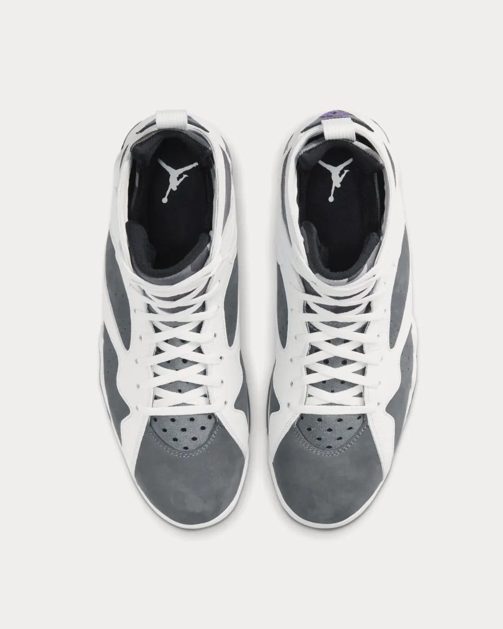 Jordan Air Jordan 7 Flint White Purple Grey Black High Top Sneakers Sneak in Peace