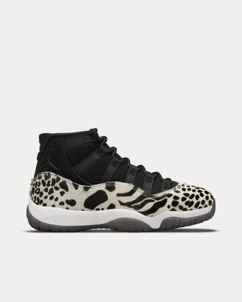 Jordan Air Jordan 11 Animal Instinct Black / White High Top Sneakers - 1