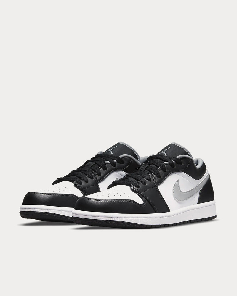 Jordan Air Jordan 1 Black / White / Particle Grey Low Top Sneakers - 2