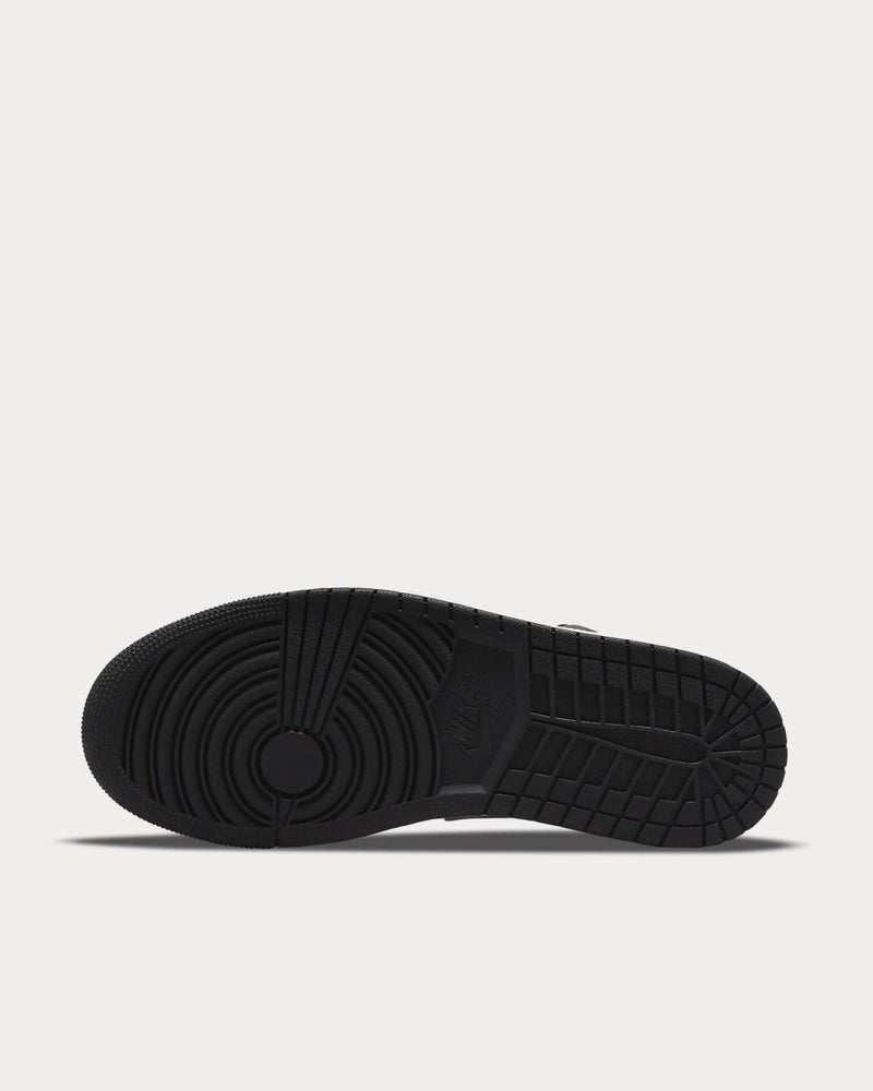 Jordan Air Jordan 1 Black / White / Particle Grey Low Top Sneakers - 5
