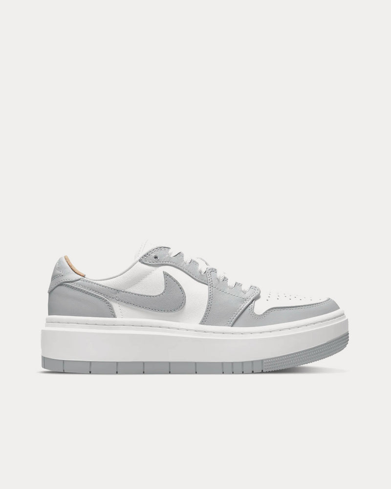 Jordan Air Jordan 1 Elevate Low White / White / Wolf Grey Low Top Sneakers - 1