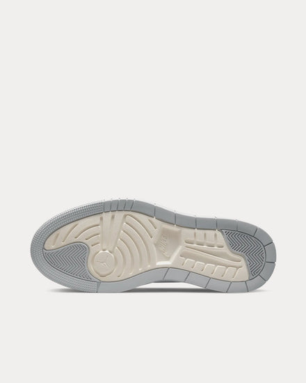 Jordan Air Jordan 1 Elevate Low White / White / Wolf Grey Low Top Sneakers - 5