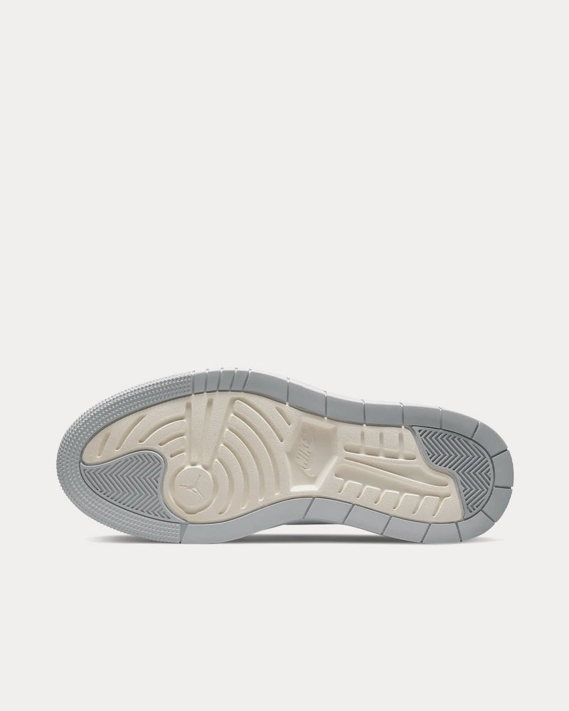 Jordan Air Jordan 1 Elevate Low White / White / Wolf Grey Low Top Sneakers - 5