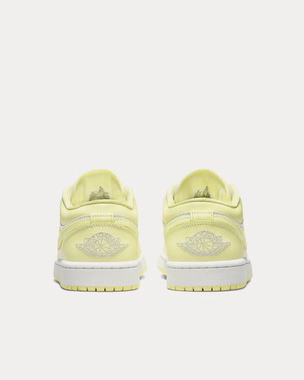 Jordan Air Jordan 1 Low Pure Platinum / White / Citron Tint Low Top Sneakers - 4