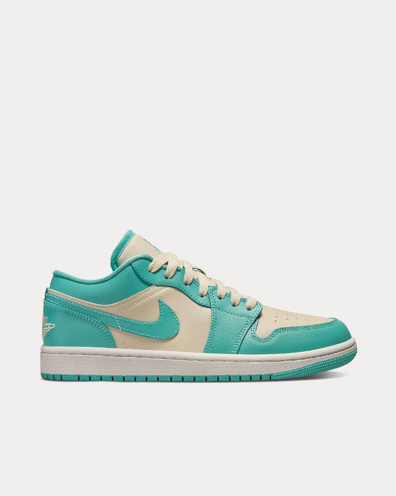 Jordan Air Jordan 1 Low Sand Drift / Sail / Washed Teal Low Top Sneakers - 1