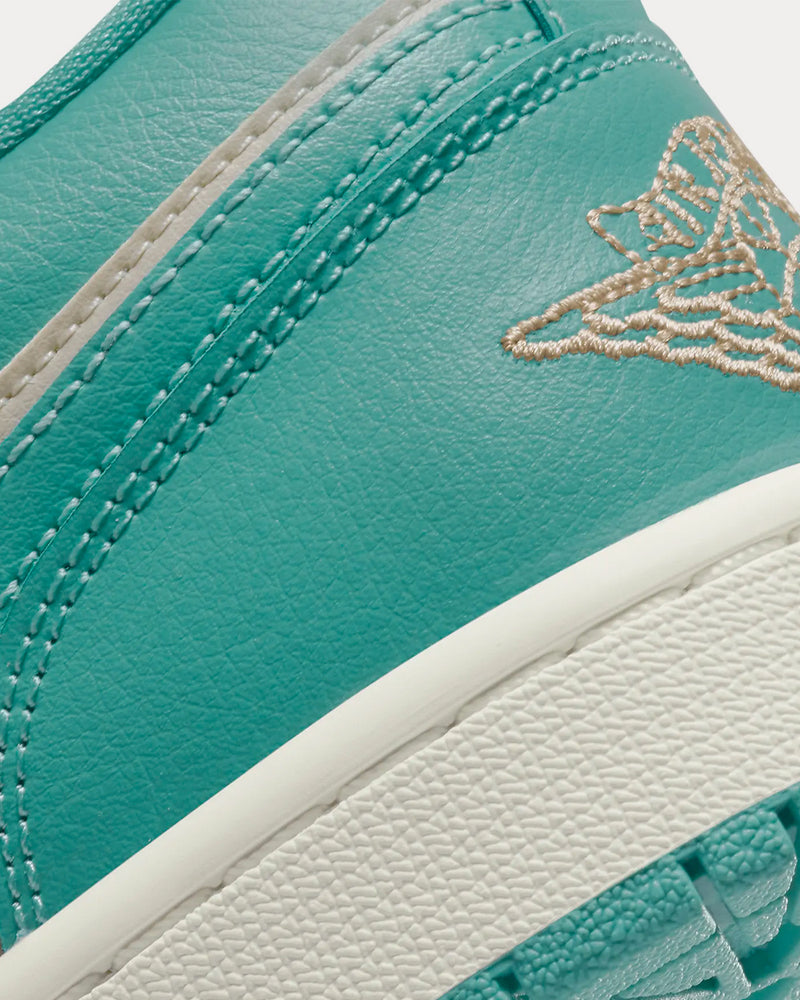 Jordan Air Jordan 1 Low Sand Drift / Sail / Washed Teal Low Top Sneakers - 5