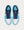 Air Jordan 1 White / Obsidian / Dark Powder Blue Low Top Sneakers