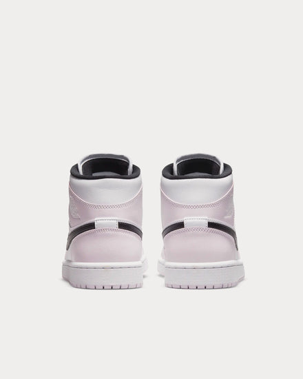 Jordan Air Jordan 1 Mid Light Violet / White / Black High Top Sneakers - 4