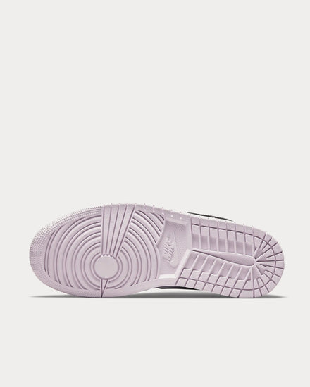 Jordan Air Jordan 1 Mid Light Violet / White / Black High Top Sneakers - 5