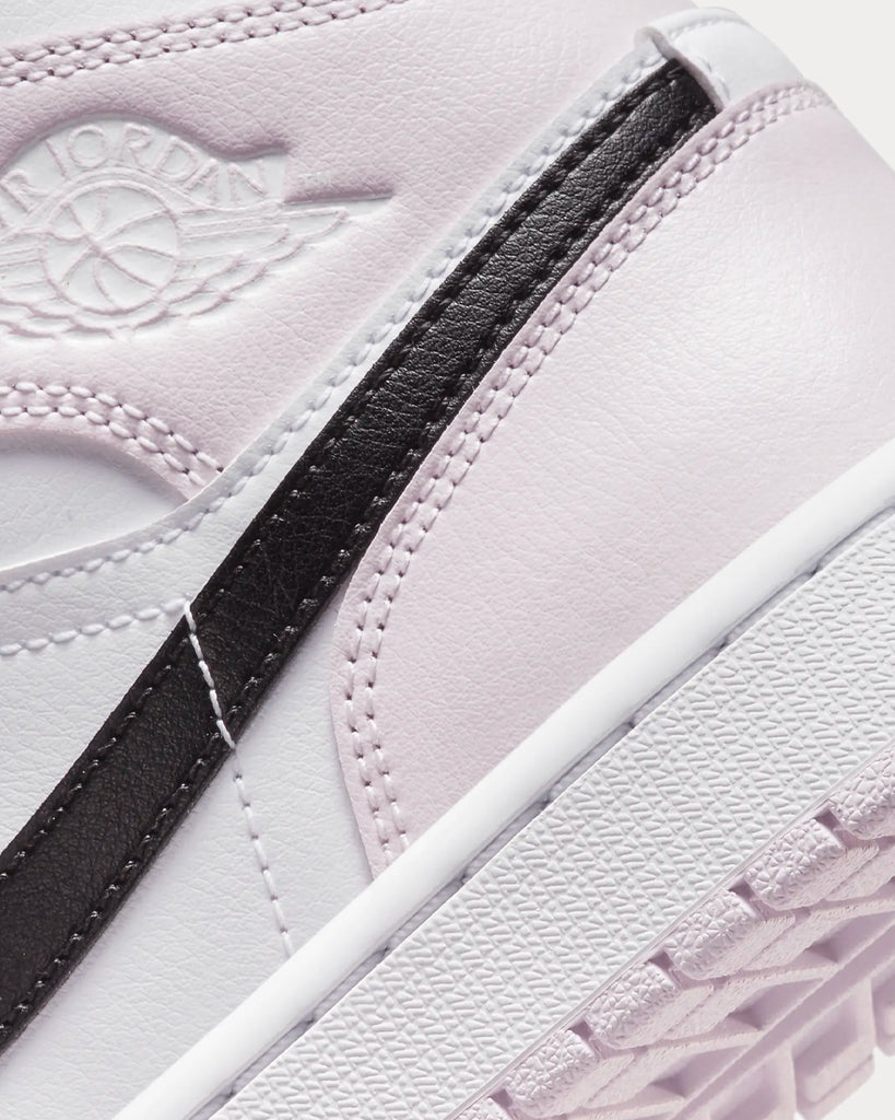 Jordan Air Jordan 1 Mid Light Violet White Black High Top