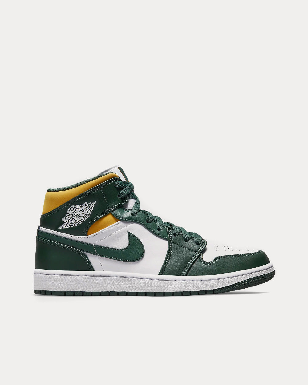 Jordan Air Jordan 1 Mid Sonics Noble Green White Pollen High