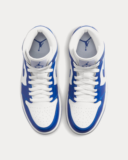 Jordan Air Jordan 1 Mid Kentucky Blue High Top Sneakers - 2