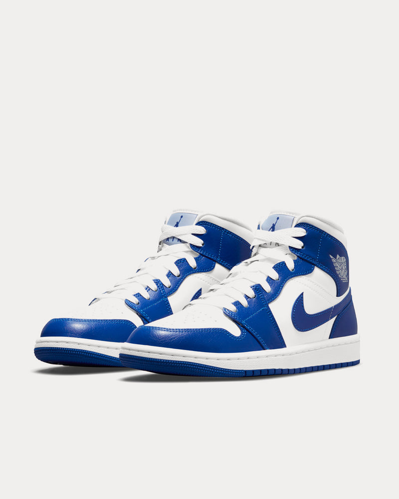 Jordan Air Jordan 1 Mid Kentucky Blue High Top Sneakers - 3