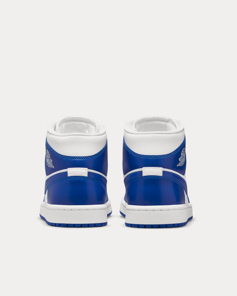 Jordan Air Jordan 1 Mid Kentucky Blue High Top Sneakers - 4