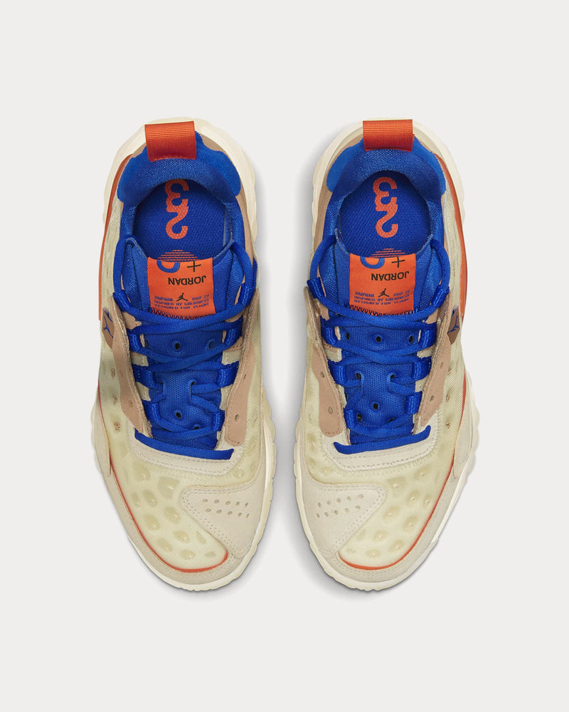 Jordan Delta 2 Coconut Milk / Hemp / Orange / Hyper Royal Low Top Sneakers - 2