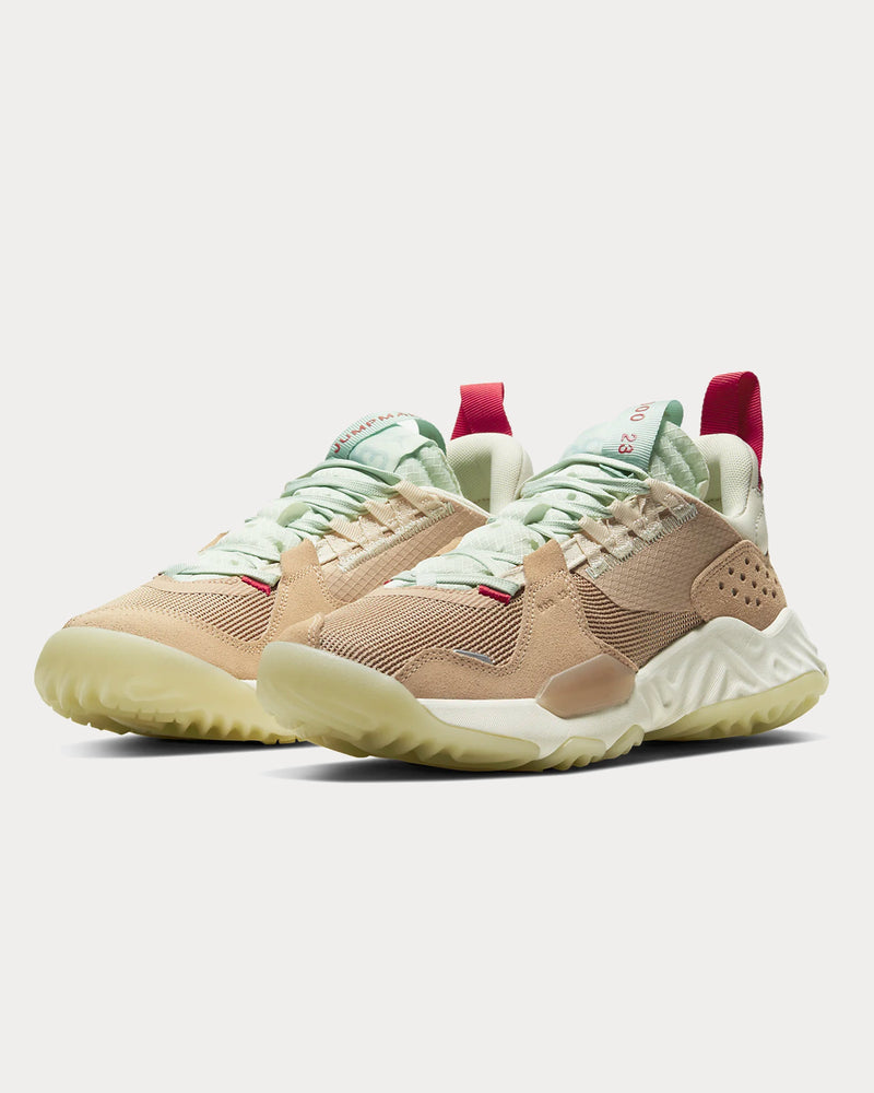 Jordan Delta Shimmer / Light Cream Low Top Sneakers - 2