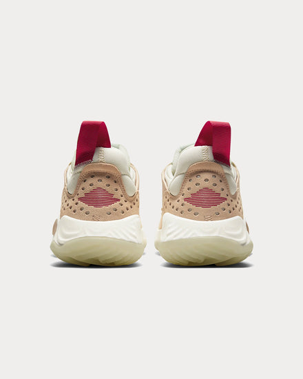 Jordan Delta Shimmer / Light Cream Low Top Sneakers - 4