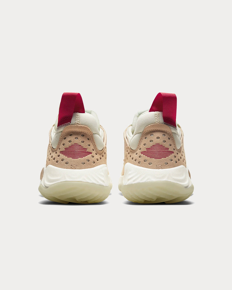 Jordan Delta Shimmer / Light Cream Low Top Sneakers - 4