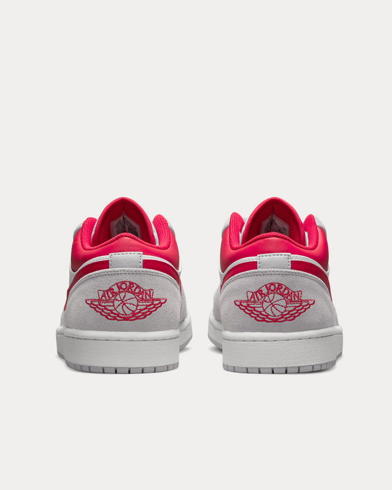 Jordan Air Jordan 1 Low SE Light Smoke Grey / Gym Red / White Low Top Sneakers - 4