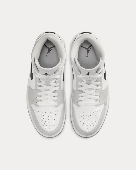 Jordan Air Jordan 1 Mid Grey Fog / White / Black Mid Top Sneakers - 2