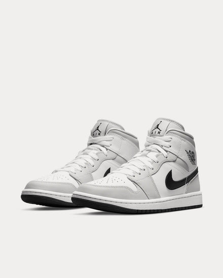 Jordan Air Jordan 1 Mid Grey Fog / White / Black Mid Top Sneakers - 3