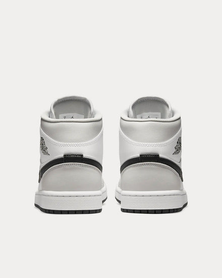 Jordan Air Jordan 1 Mid Grey Fog / White / Black Mid Top Sneakers - 4