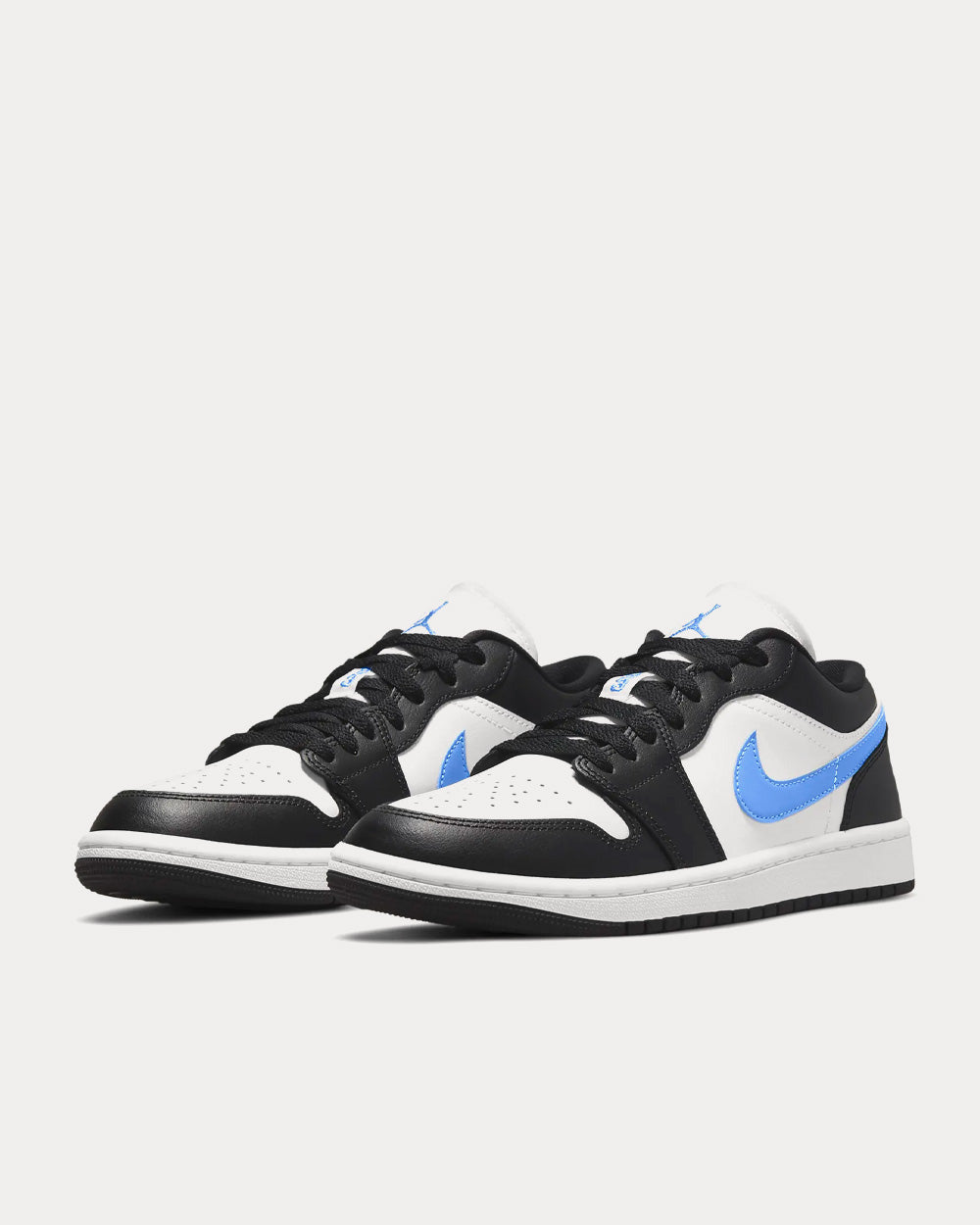 Jordan Air Jordan 1 Low Black White University Blue Low Top Sneakers Sneak in Peace