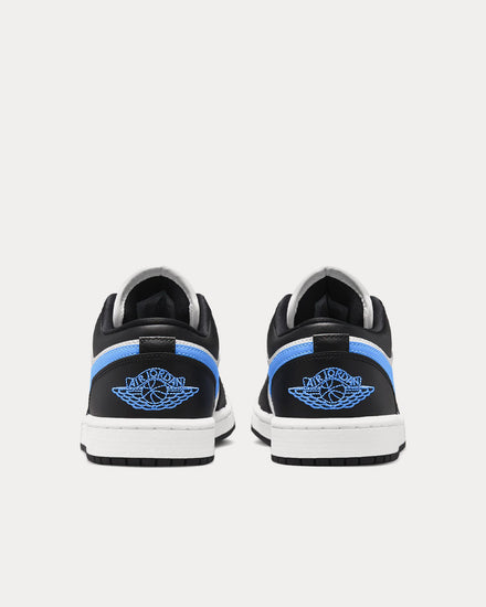 Jordan Air Jordan 1 Low Black / White / University Blue Low Top Sneakers - 4