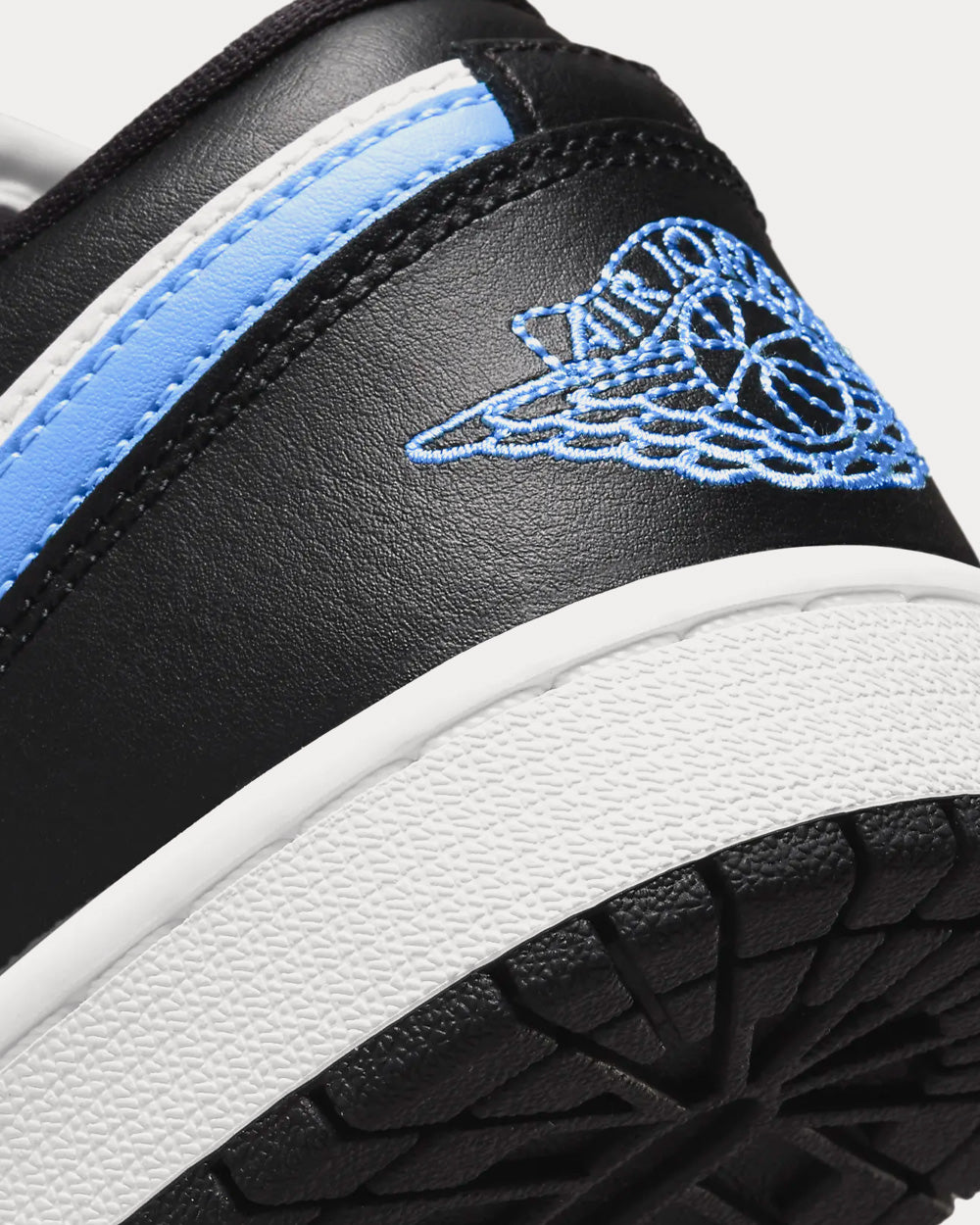 Jordan Air Jordan 1 Low Black White University Blue Low Top Sneakers Sneak in Peace
