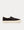 Embroidered Suede Black Slip On Sneakers