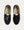 Embroidered Suede Black Slip On Sneakers
