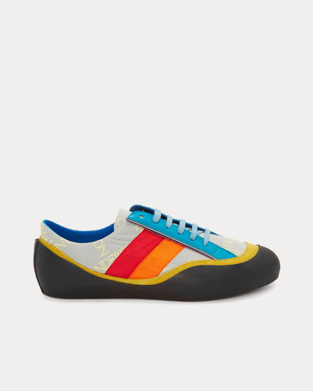 JW Anderson Bubble Leather & Canvas Multi / Black Low Top Sneakers - 1
