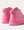 Logo-Debossed Leathered & Canvas Pink High Top Sneakers