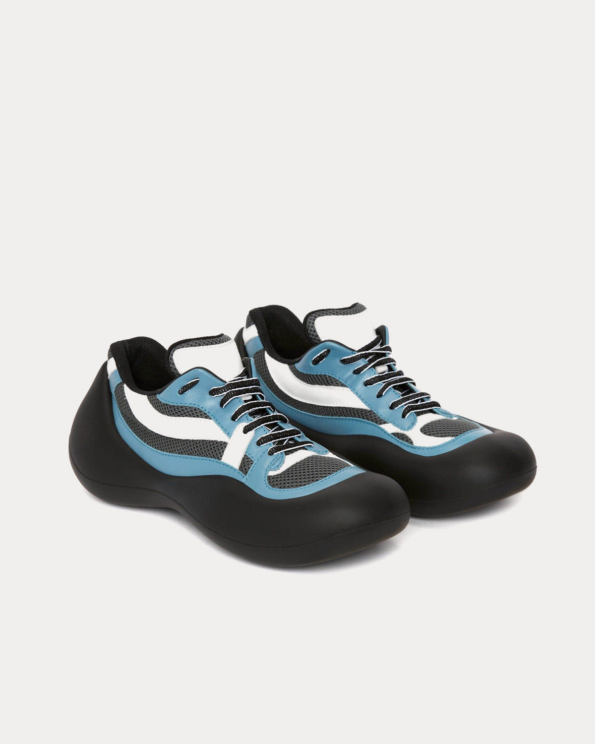 JW Anderson - Bumper-Hike Blue / White / Black Low Top Sneakers