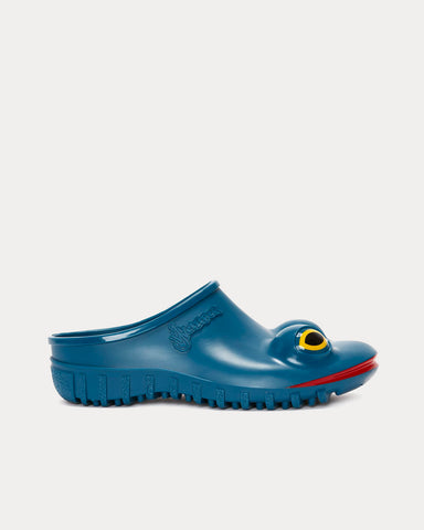 JW Anderson x Wellipets Frog Loafer Blue Slip Ons